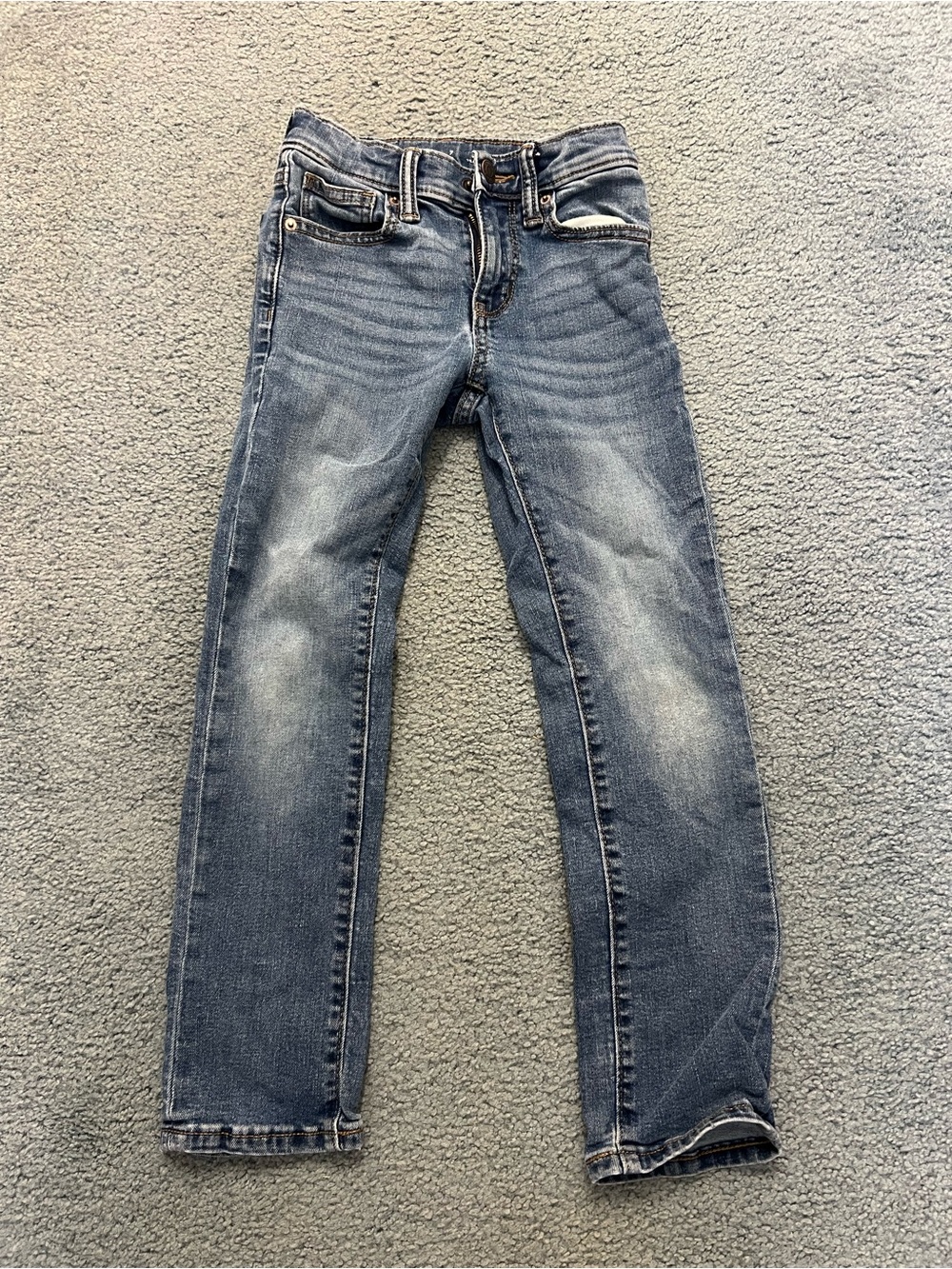 Kid Slim Fit Blue Jean 7T, like new condition